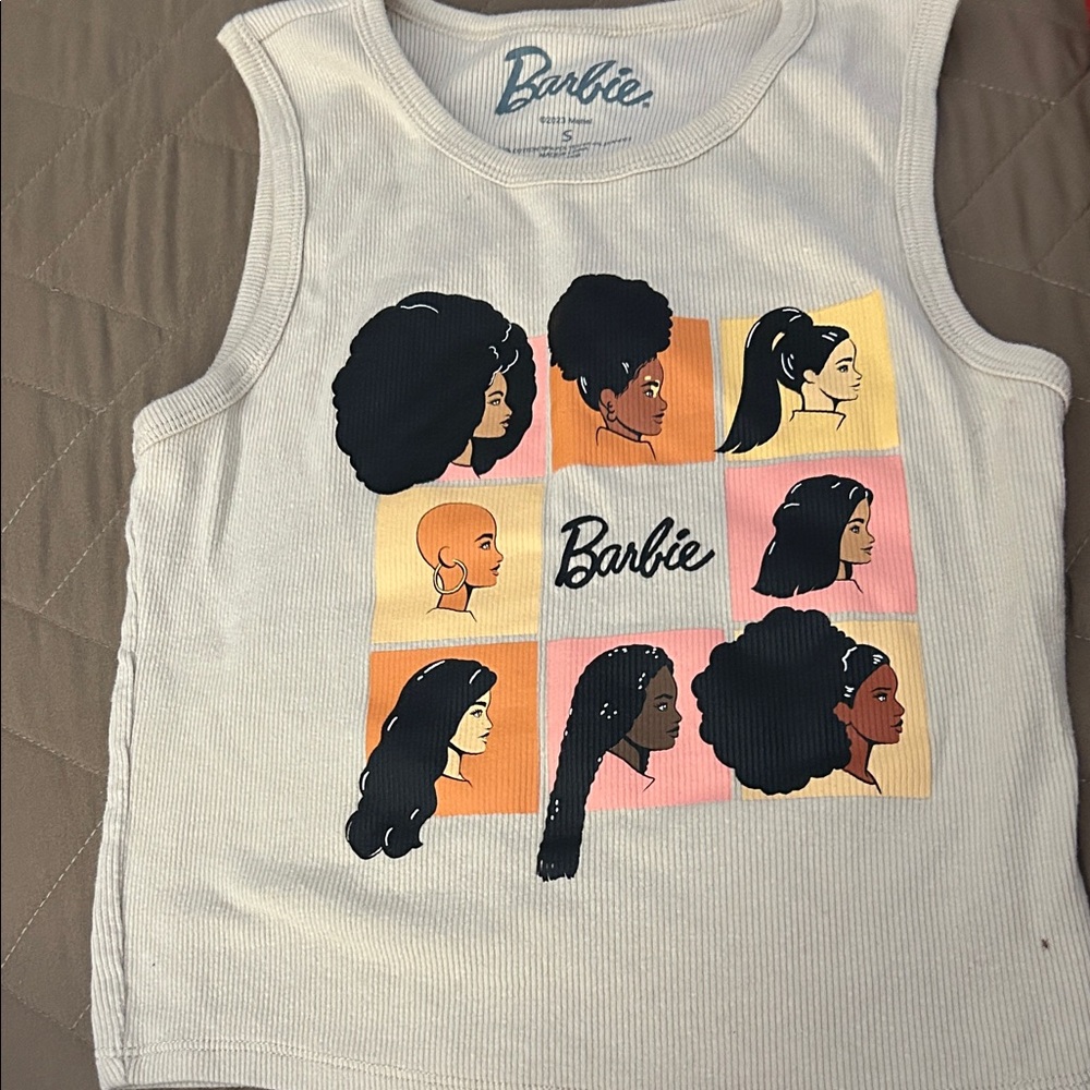 Barbie Diverse Character Tank Top - White and Multicolor